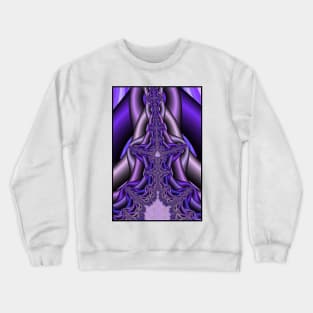 Purple Lace Crewneck Sweatshirt